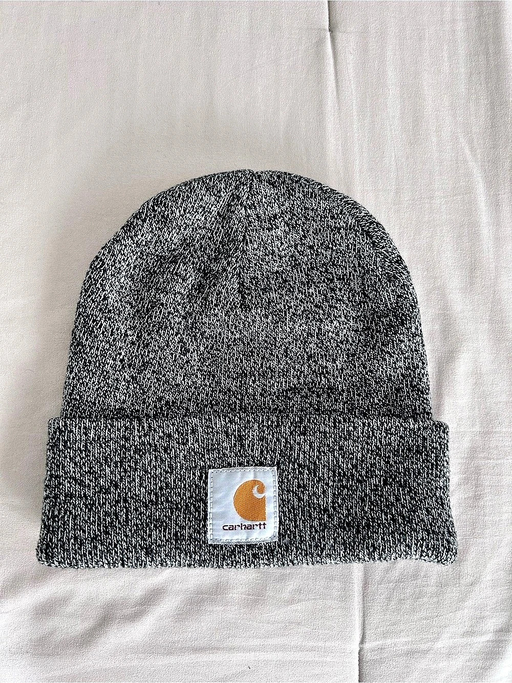 Carhartt A18 Watch Cap Beanie in Gray/Black Heather